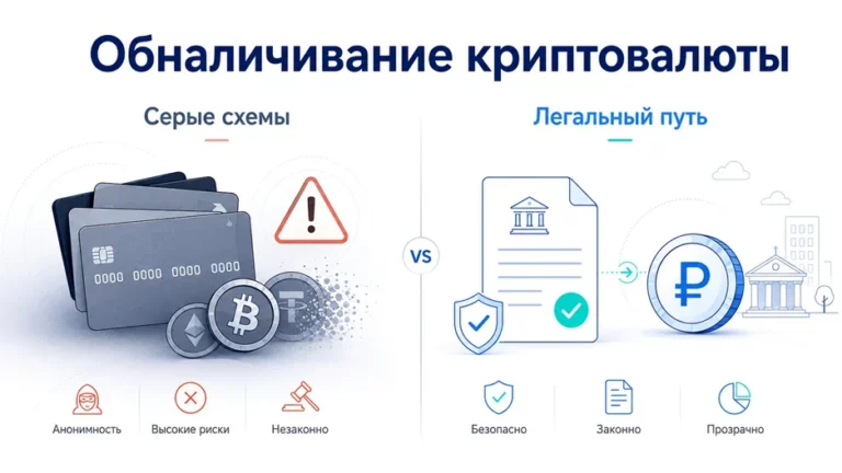 Обналичивание криптовалюты: почему это опасно и какая ответственность по УК РФ